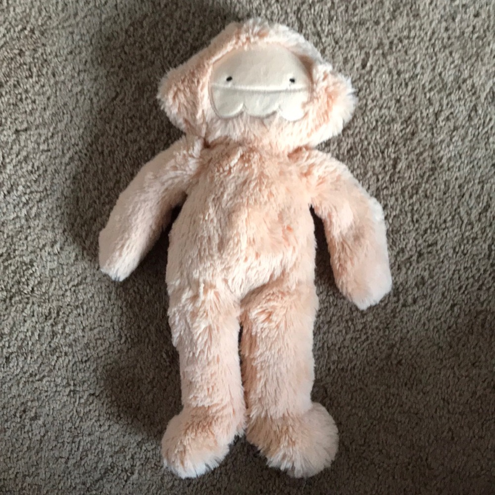 Slumberkins peach big foot